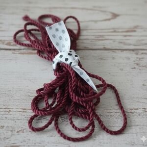 Maroon braided Cord